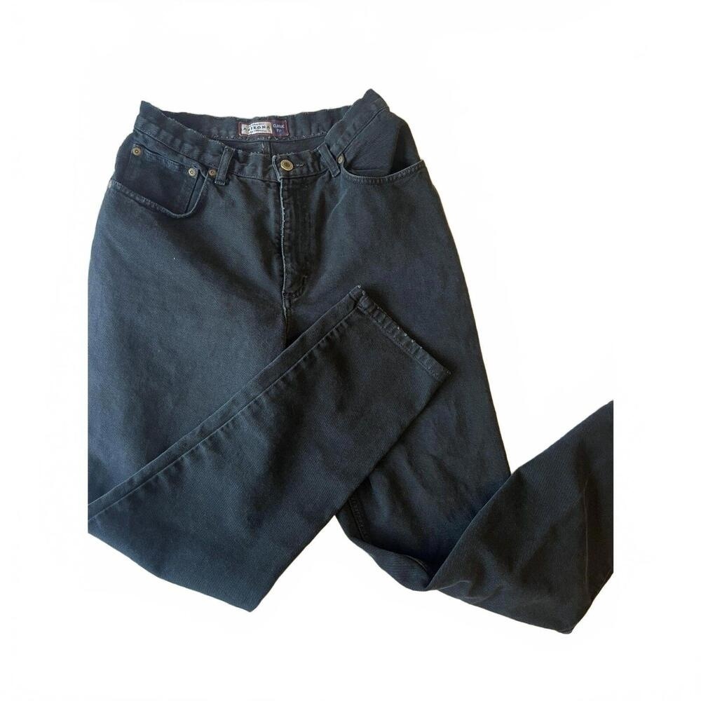 Arizona Black Classic Fit Button Fly 5Pocket Jeans Womens Pants Size 11